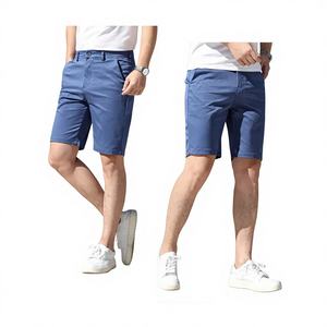 Pantalones Cortos de Cinco Cuartos para Hombre, Estilo Casual y Deportivo, Transpirables, de Cintura Media, Pierna Recta, para Verano, de Fibra de Poliéster - Product Image 1