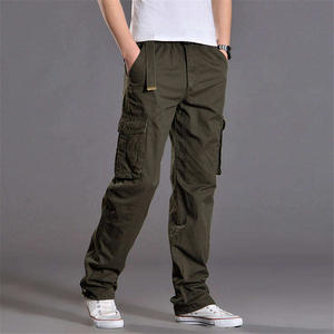 Logo personnalisé OEM Pantalon de jogging cargo pour hommes avec plusieurs poches Pantalon de survêtement droit personnalisé Pantalons pour hommes Pantalons cargo - Product Image 6
