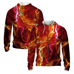 2025 chándal de gran tamaño de moda Graffiti Tie Dye 3D impreso cremallera sudaderas con capucha para hombres mujeres Streetwear sudaderas de talla grande - Product Image 4