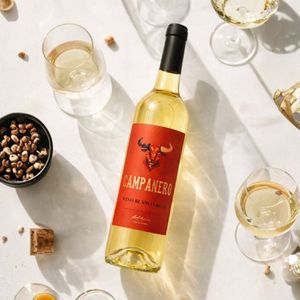 Campanero - Vino Blanco Seco Airen Macabeo 11% ABV Vino Blanco Español Fresco 750ml - Product Image 3