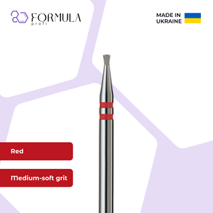 ดอกสว่านเพชรแบบกรวยกลับ ขนาด 1.2 มม. สีแดง สำหรับงานทำเล็บอย่างแม่นยำ - Product Image 1