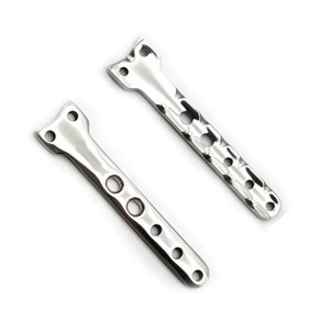 Custom Made Medical Grade Stainless Steel Orthopedic Surgical Instruments Curved Head T-<b>Plate</b> Locking with Manual Power Source - Product Image 1