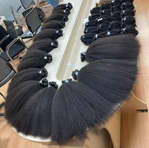 ผมต่อแบบตรงสีดำธรรมชาติเครื่องทำผมคนเวียดนาม - Product Image 2