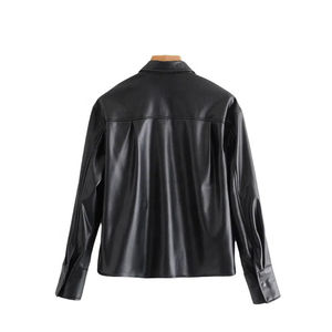 <b>Women's</b> <b>Wool</b> <b>Blend</b> Breathable Winter Formal Zipper Loose Fit Outerwear Jacket - Product Image 3