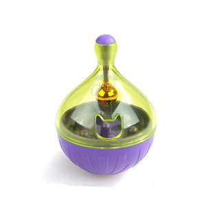Dispensador de Golosinas para Gatos, Moderno, Ecológico, de Plástico, Juguete Divertido con Diseño de Roly-poly, Dispensador de Comida - Product Image 5