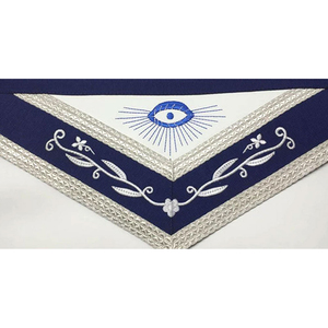 Tabliers maçonniques personnalisés en tissu brodé à la main avec LED clignotantes 3D, couleurs personnalisées, robustes, à coudre, fabriqués au Pakistan - Product Image 4