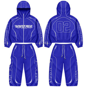 Chaqueta Cortavientos con Capucha Premium, Tejido de Poliéster Duradero de 190 GSM, Aspecto de Panel en Contraste Negro, Logotipo Personalizado - Product Image 2