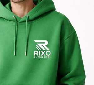Sweat-shirt à capuche oversize pour homme, en molleton 100% coton, avec logo frontal et service OEM - Product Image 3