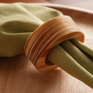 Premium handmade wooden napkin ring for <b>rustic</b> <b>farmhouse</b> <b>table</b> setting wedding <b>dining</b> holiday party celebration - Product Image 4