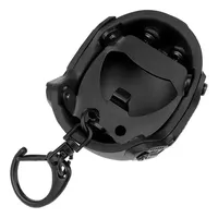 Nouveau design de mini ouvre-bière en plastique rapide porte-clés en forme de casque avec ouvre-bouteille funky pour pendentif décoratif