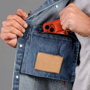 Veste en jean décontractée OEM pour hommes-Veste en jean classique et élégante pour un usage quotidien et une superposition - Product Image 3