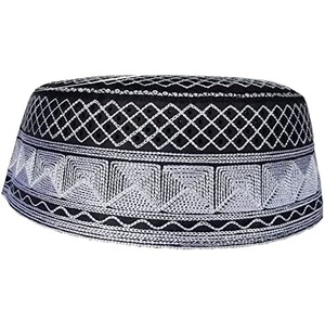 Chapeaux musulmans islamiques Chapeaux arabes turcs musulmans prières Chapeaux Mosquée Musulman Hommes Chapeaux Topi Caps - Product Image 2
