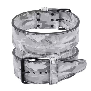 Cinturón de cuero personalizado para levantamiento de pesas de una sola punta para levantamiento de pesas y entrenamiento de fuerza cinturón de una sola punta - Product Image 5