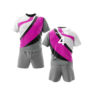 ODM OEM Rugby personalizado para camiseta de polo Nuevo diseño Clásico Algodón Rugby Uniforme Conjunto de Jersey transpirable - Product Image 3