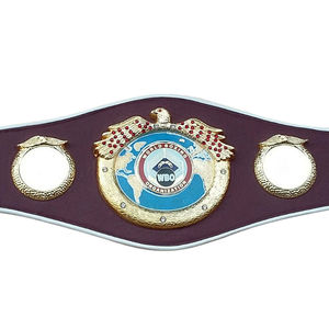 เข็มขัดแชมป์มวยแบบกำหนดเองพร้อมสายหนัง - Product Image 4