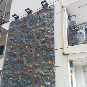 Pared de Escalada Modular de Fibra de Vidrio 4x4, Resistente, para Interiores/Exteriores, Parque de Aventuras, Educativo, para Niños y Adultos, Guardería, Hogar - Product Image 1