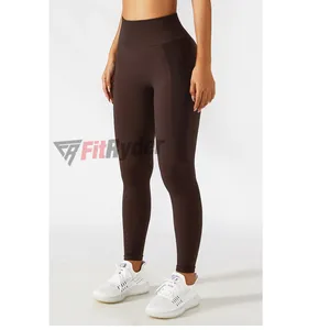 Unique Women Bamboo Sport Leggings Organic Yoga Clothing Manufacturer wholesale rate custom logo cheap price customization