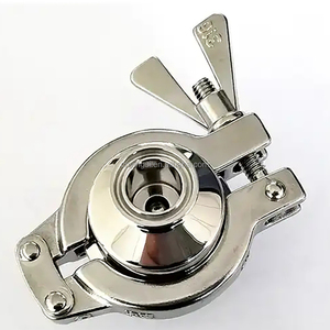Acier inoxydable SS304 <span class=keywords><strong>vannes</strong></span> de contrôle de qualité alimentaire connexion de pince sanitaire purgeur de vapeur thermostatique - Product Image 4