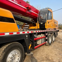 Grue mobile haute performance de 50 tonnes, moteur Cummins, modèle 2019, hauteur de levage de 59 m, pour travaux de construction lourds, d'occasion