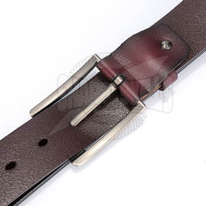 Ceintures en cuir de vache véritable de haute qualité sur mesure Style décontracté Fabriqué au Pakistan - Product Image 2