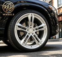 Audi RS5 RS7 ve M440i Mercedes CLE53 AMG için KFB Beş Kollu Parlak Yeni 25mm Fırçalanmış Dövme Alüminyum Alaşımlı Jantlar (Konkav)
