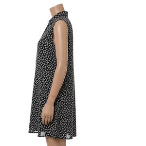 Vestido estampado informal sin mangas transpirable para mujer, tela de poliéster, patrón Floral ligero, verano, playa, vacaciones, uso diario - Product Image 4