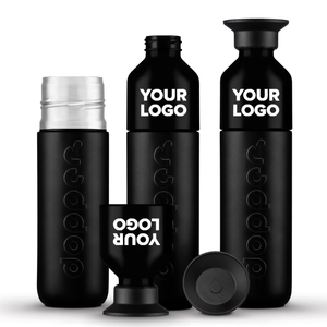 Vaso Térmico Sostenible de Acero Inoxidable con Aislamiento Negro Brillante - Product Image 3