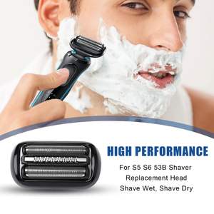 Tête de rasoir électrique à double lame pour homme, remplaçable, lavable, rasage rotatif pour le visage et le corps, interface en allemand - Product Image 5
