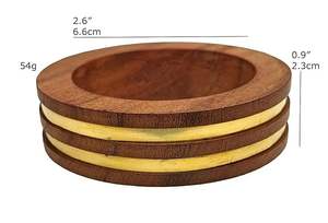 Ensemble de bracelets de luxe en résine tissée à la main, design Jaipur, imperméable, marron/vert, personnalisable, déclaration de mode, bracelet de mariage - Product Image 4