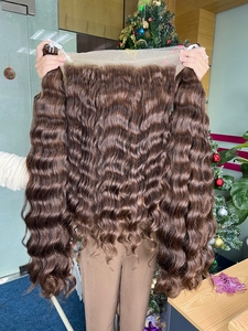 Extensiones de Cabello Ondulado Marrón, Cabello Ondulado Vietnamita y Camboyano, Cabello Virgen para Nigeria, Sudáfrica, Senegal, Venta Directa - Product Image 3