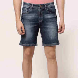 Short en jean délavé à l'acide longueur au genou le plus vendu Street Style Slim Fit Casual Summer Wear Denim Shorts - Product Image 6