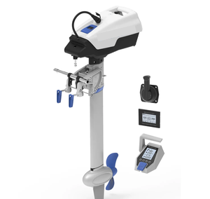 Nuevo Motor Eléctrico Fuera de Borda New Spirit 1.0 EVO 3HP de Imán Permanente Sincrónico, 1kW de Accionamiento Directo, Opción de Batería de 1276Wh - Product Image 1