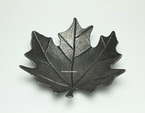 Tazón de hojas de servicio con acabado esmaltado de aluminio de diseño moderno, utensilios de cocina personalizados para el hogar, restaurante, Hotel, comedor, cuencos de hojas de Metal - Product Image 1