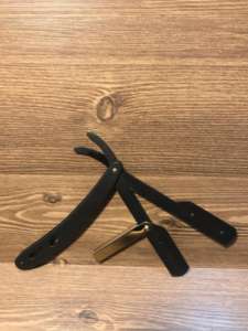 Rasoir droit personnalisé en acier inoxydable, rasoir de barbier à lame unique, rasoir de sécurité à lame remplaçable - Product Image 4