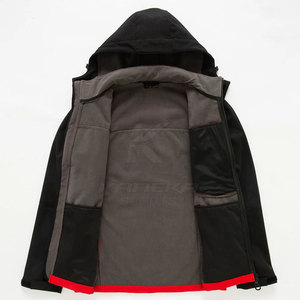 Veste d'hiver à capuche en softshell, durable, coupe-vent, chaude, respirante, écologique, de haute qualité, pour hommes, pour un usage quotidien, pour les voyages - Product Image 3