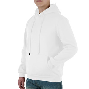 Sweats à capuche personnalisés à imprimé bouffant pour hommes fabriqués à partir de tissu de haute qualité avec option de personnalisation Sweats à capuche pour hommes à épaules tombantes - Product Image 4