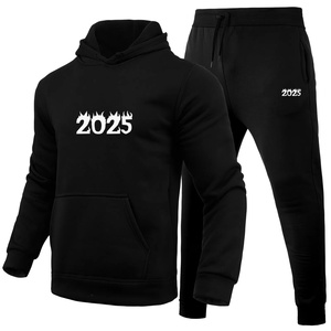 Vente chaude Survêtement personnalisé pour homme Sweat à capuche à manches longues Pantalon de jogging 2 pièces Tenues de sport pour la course à pied Vêtements de sport Survêtement décontracté - Product Image 2