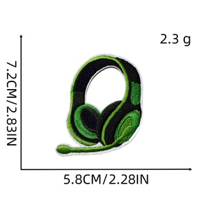 ผ้าเช็ดตัวเกมมิ่งลายโลโก้ตัวอักษรขนาดเล็กใหญ่แบบกำหนดเอง  งานปักแบบรีดร้อน  ป้ายเชนิลล์  ป้ายเชนิลล์แบบรีดติด 2026 - Product Image 4