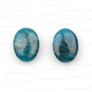 Haute qualité 10x14mm naturel bleu apatite forme ovale briolette perles calibré Quartz fournitures en vrac pour la fabrication de pendentif - Product Image 2