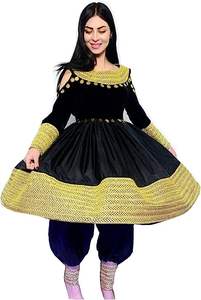 Vestido kuchi vintage étnico tribal, vestido Kuchi tradicional de fiesta Kuchi afgano/Pakistán multicolor vestido Kochi 3034 - Product Image 2