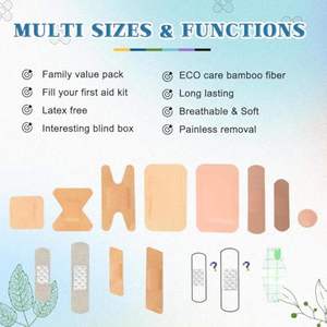 Vendajes Adhesivos Flexibles de Tela, Transpirables y Elásticos para Dedos y Articulaciones, Surtido a Granel, Venda para Heridas en las Puntas de los Dedos, 1 Año de Vida Útil, Cuidado de la Salud - Product Image 4