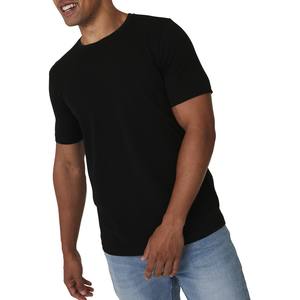 Camiseta de cuello redondo ajustada de primera calidad para hombre, Camiseta corta de gran tamaño de tres mezclas, camiseta blanca ajustada para hombre, camiseta de tres mezclas - Product Image 5