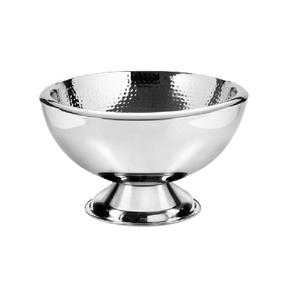 Bols à glace en métal pour champagne, design personnalisé, avec base, forme ronde, refroidisseur à vin argenté, idéal pour une utilisation professionnelle et à domicile - Product Image 2