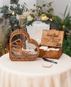 Luxury Eco-Friendly Wooden Wedding Invitation <b>Box</b> Personalized Keepsake & <b>Gift</b> for <b>Bride</b> and Groom VIET FARGIMEX - Product Image 5