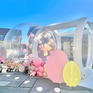 Tente à bulles gonflable adulte en PVC populaire avec dôme transparent conception de boule à <span class=keywords><strong>neige</strong></span> château sautant louable <span class=keywords><strong>et</strong></span> maison de rebond - Product Image 2