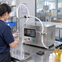 Pompe de remplissage électrique pour bouteilles en verre, petite machine de remplissage semi-automatique pour liquides, facile à utiliser, pour les aliments et les boissons