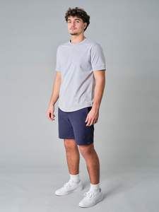 Men Soft Cotton Fleece Jogger Gym Active Shorts Elastic waistband with adjustable drawcord Side seam pockets back <b>patch</b> pocket - Product Image 5