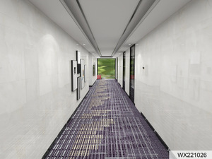 地毯工厂走廊酒店尼龙印花地毯区域地毯酒店走廊地毯定制设计印花防滑 - Product Image 5