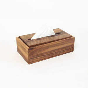 Matériau en bois taille personnalisée porte-serviettes dernière boîte à mouchoirs de créateur couverture de boîte à mouchoirs pour mariage de noël ou occasions spéciales - Product Image 2