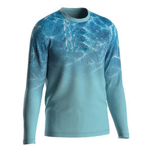 OEM logotipo personalizado Upf 50 + protección solar que absorbe la humedad poliéster ropa de pesca hombres de manga larga sublimación camisas de pesca 2025 - Product Image 5